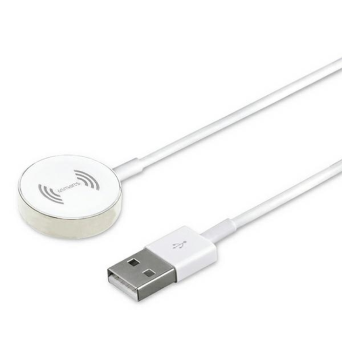 4smarts - 4smarts laddare Apple Watch 2.5W Med USB-A Kable - Vit