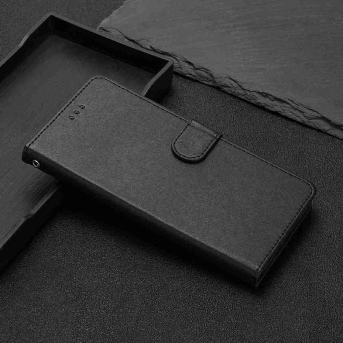 OEM - Samsung Galaxy A57 Plånboksfodral Konstläder Magnetisk Stängning - Svart