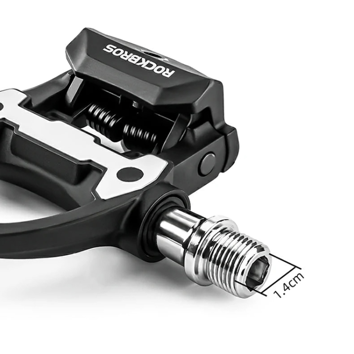 Rockbros - Rockbros Cykelpedaler SPD-SL-system P602 - Svart