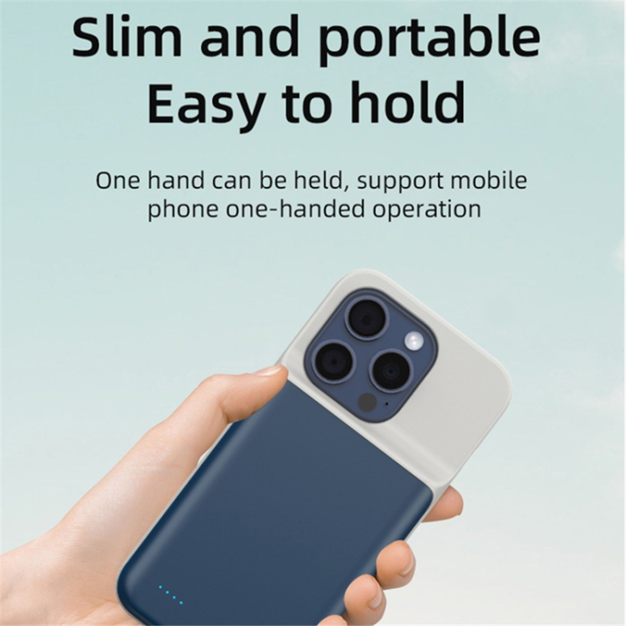 A-One Brand - iPhone 12/12 Pro Batteriskal 6800mAh - Svart