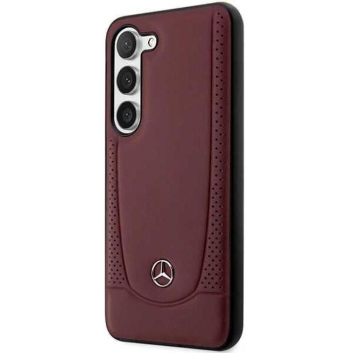 Mercedes - Mercedes Galaxy S23 Plus Skal Läder Urban Bengale - Röd