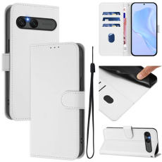 A-One Brand - Sony Xperia 10 VII Plånboksfodral Solid Color Läder - Vit
