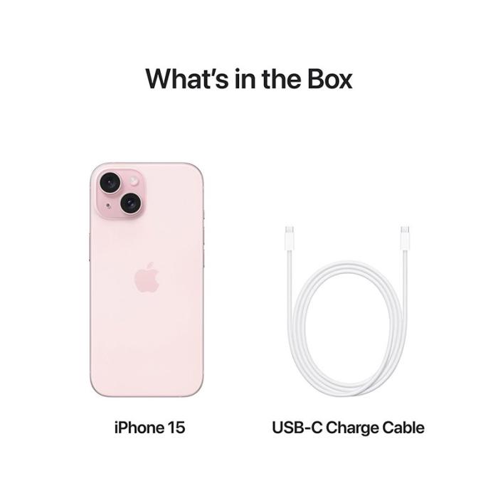 Apple - Apple iPhone 15 - 6GB - 128GB - Rosa