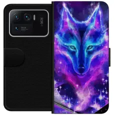 Gustaf - Pl&aring;nboksfodral till Xiaomi Mi 11 Ultra med Neon Varg