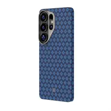 Benks - BENKS Mobilskal F&ouml;r Galaxy S26 Ultra MagSafe Kevlar Aramid Fiber - Bl&aring;