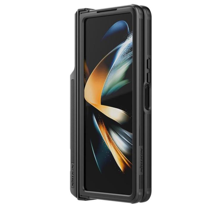 Nillkin - Nillkin Galaxy Z Fold 4 Skal CamShield Pro Kicksatand - Svart