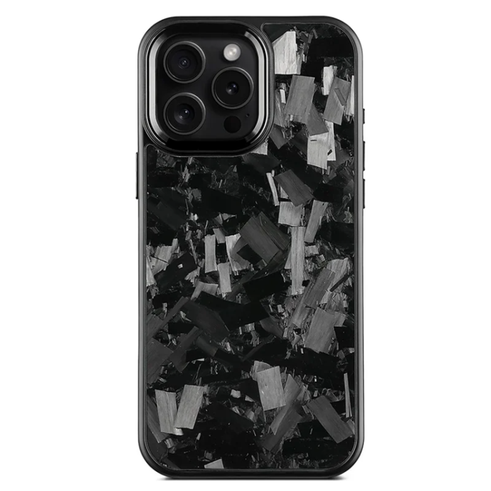 A-One Brand - iPhone 16 Pro Max Mobilskal MagSafe Aramid Fiber med metallbåge - Svart