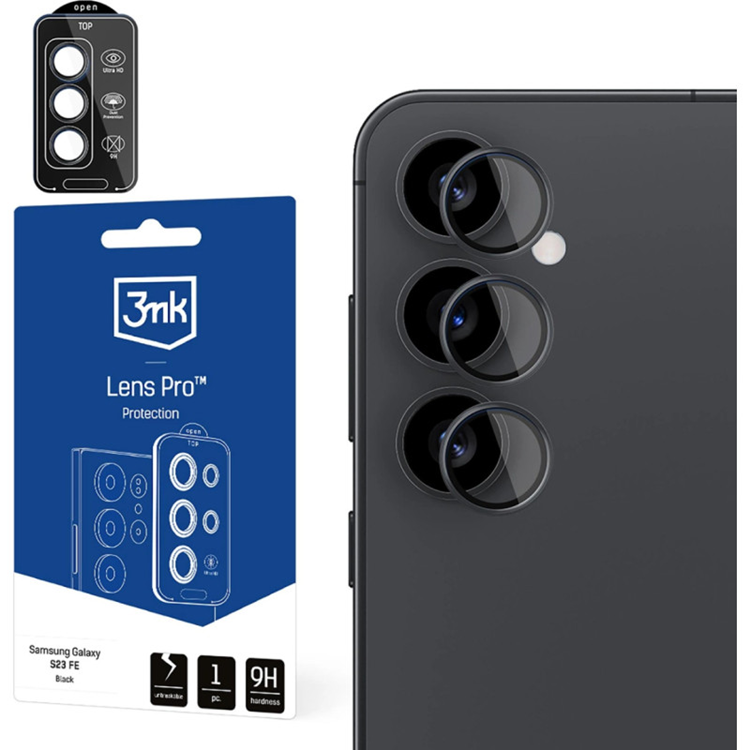 3MK Galaxy S25 Pro HybridGlass Kameralinskydd - Svart | 2353 | AlltMobil