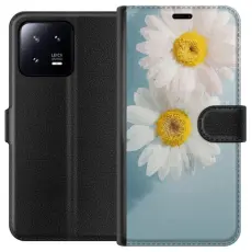iSecrets - Pl&aring;nboksfodral till Xiaomi 13 med Sommarblommor