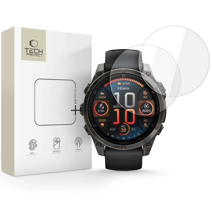 Tech-Protect - Tech-Protect Garmin Fenix 8 (51mm) Härdat Glas Skärmskydd