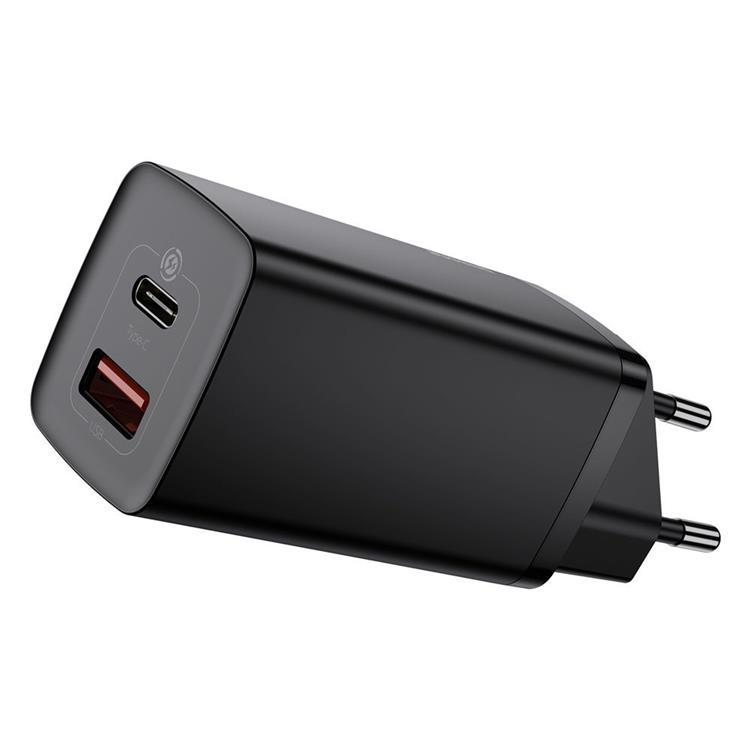 Baseus GaN2 Väggladdare USB Till USB-C 65W - Svart | 505295 | AlltMobil