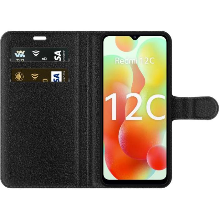 iSecrets - Plånboksfodral till Xiaomi Redmi 12C med Lyxig Cirklar