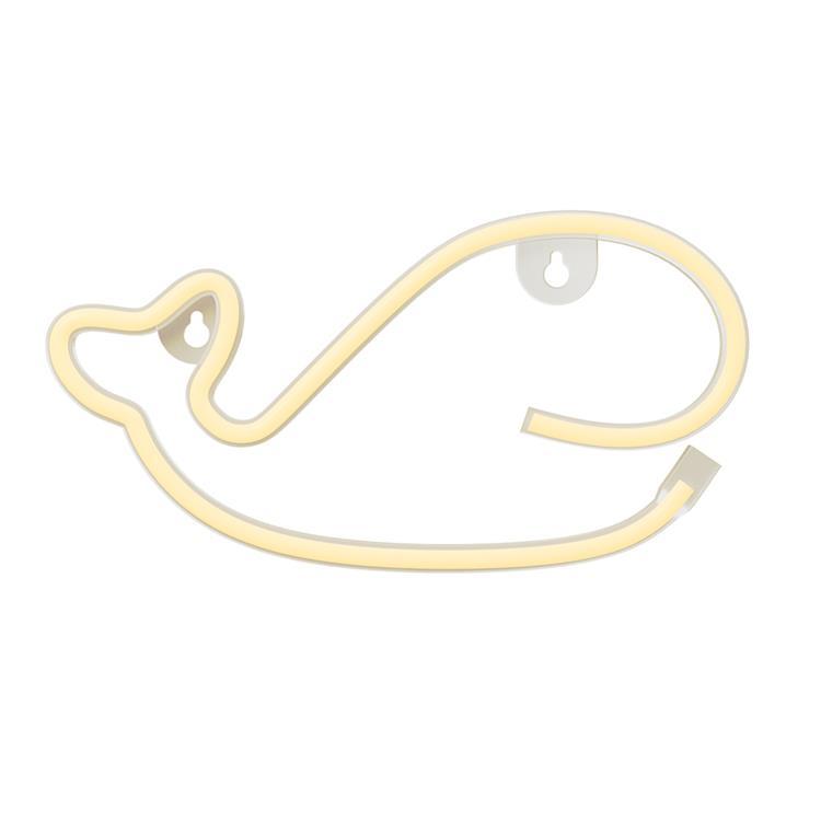Forever Light LED Neon Light WHALE Bat + USB FLNE09 - Varm Vit | 264 | AlltMobil