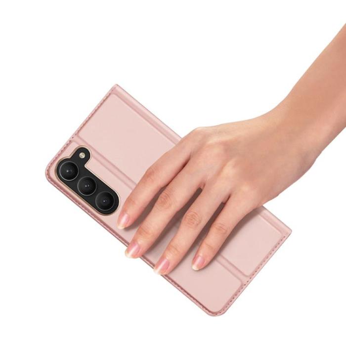 Dux Ducis - Dux Ducis Galaxy S23 Plus Plånboksfodral Skin Series - Rosa