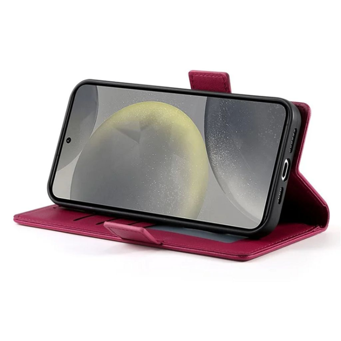 OEM - Galaxy S25 Plånboksfodral - Röd
