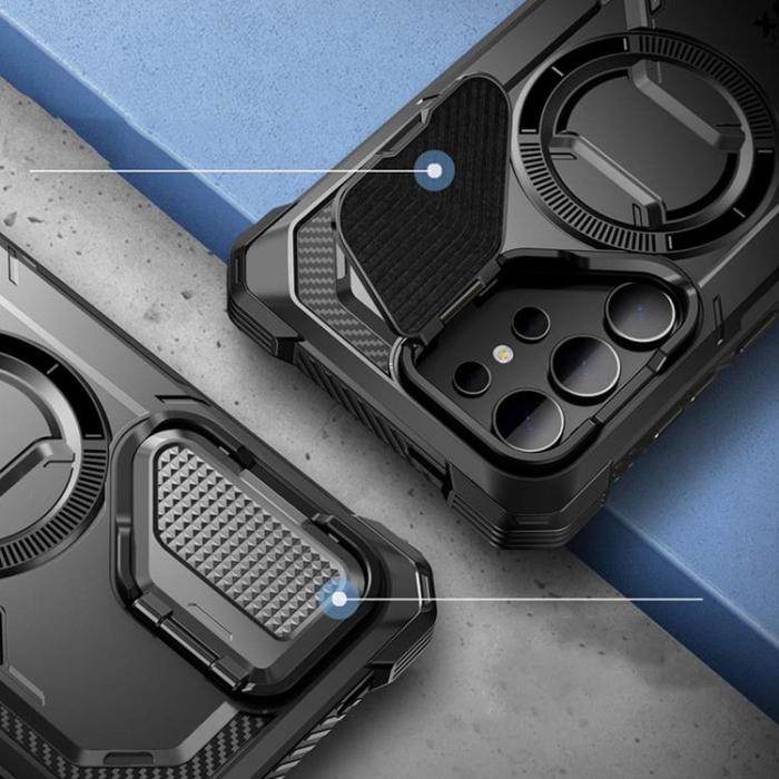 SupCase - SupCase Galaxy S24 Ultra Mobilskal Magsafe Armorbox - Svart
