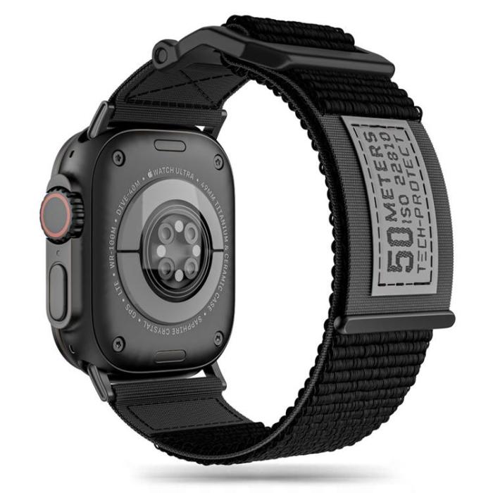 Tech-Protect - Tech-Protect Apple Watch (49/45/44/42mm) Armband Scout Svart