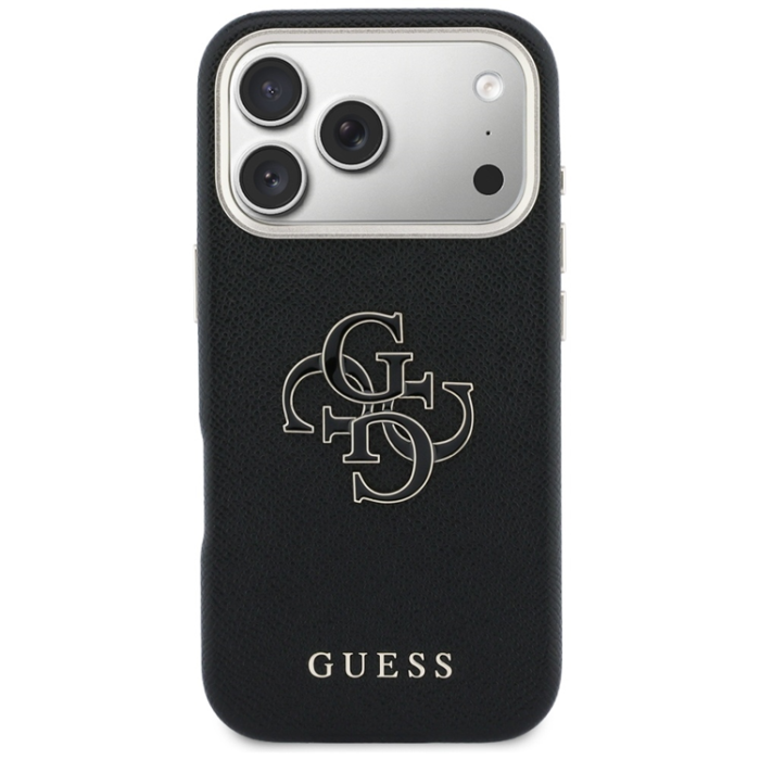 Guess - Guess Mobilskal iPhone 17 Pro Max FW Resin Logo - Svart