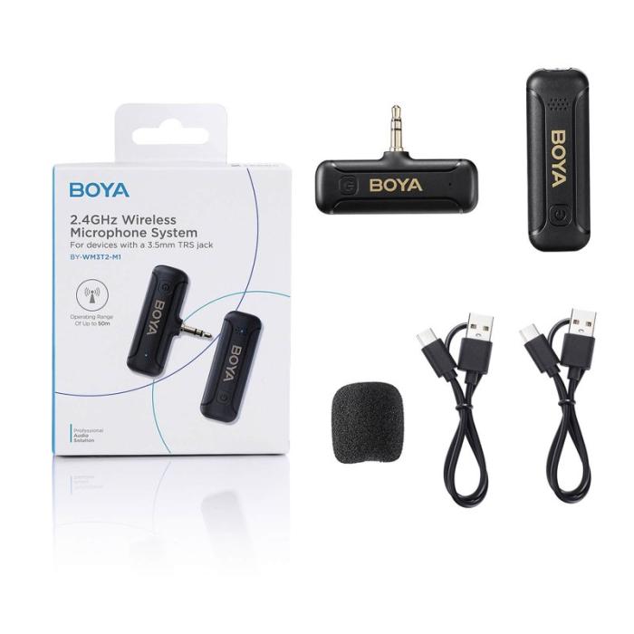 BOYA - BOYA Trådlös mikrofon x1 BY-WM3T2-M1 3,5 mm TRS