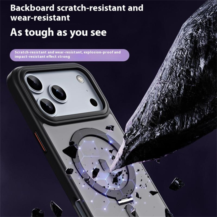A-One Brand - iPhone 17 Pro Max Mobilskal MagSafe Hidden Magnetisk Kickstand