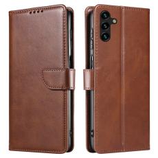 OEM - Mobilfodral f&ouml;r Samsung Galaxy S26 Plus Konstl&auml;der St&auml;ll - Brun