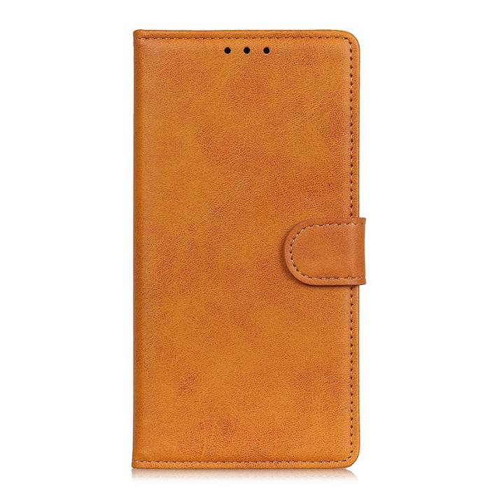OEM - Plånboksfodral för Samsung Galaxy S26 Plus Konstläder Ställ - Brun