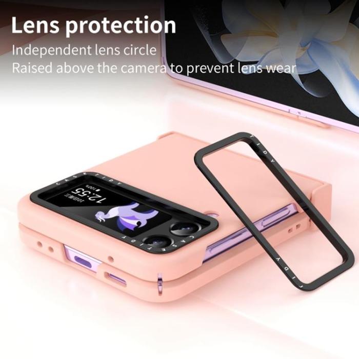 OEM - Galaxy Z Flip 4 Skal Lens Hinge Folding - Rosa