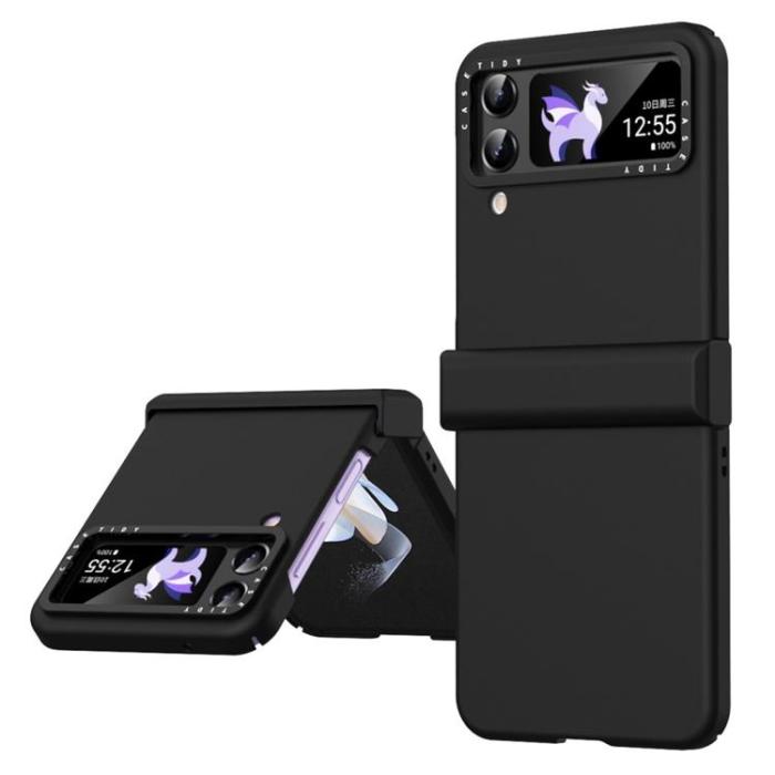 A-One Brand - Galaxy Z Flip 4 Skal Lens Hinge Folding - Svart
