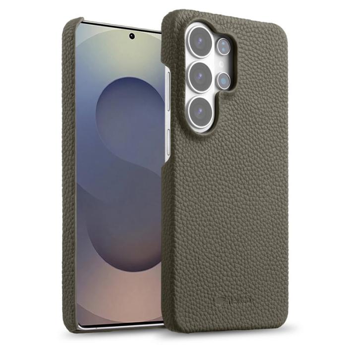 Melkco - MELKCO Mobilskal för Samsung Galaxy S26 Ultra Magnetiskt Äkta läder - Grå