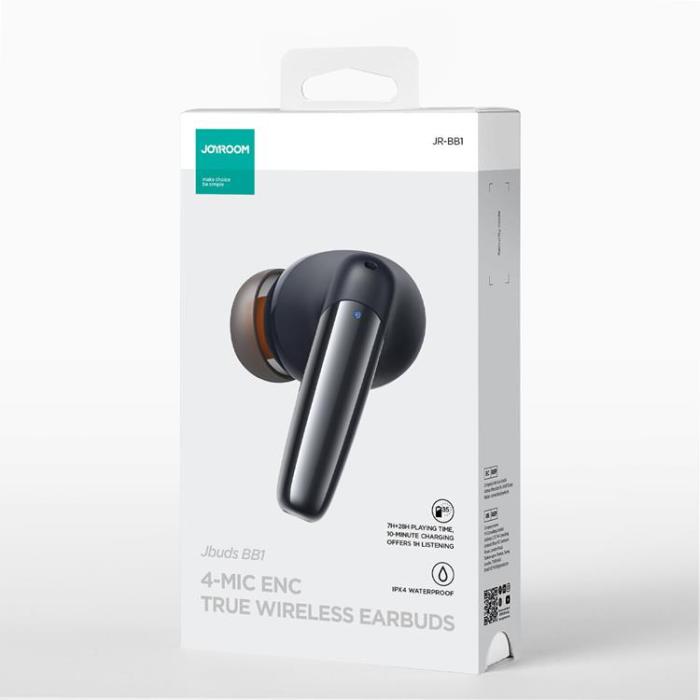 Joyroom - Joyroom TWS Trådlösa In-Ear Hörlurar Jbuds - Svart