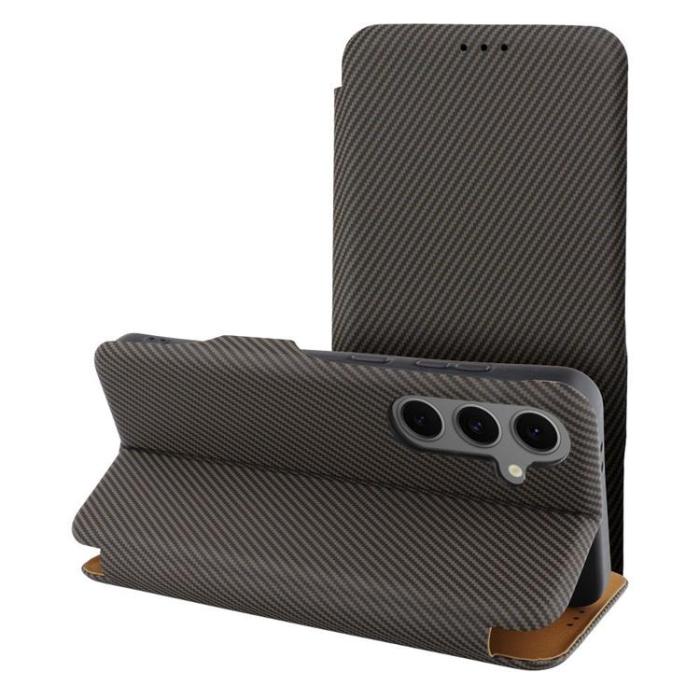 OEM - Galaxy A26 5G Plånboksfodal Slide Magnet - Brun