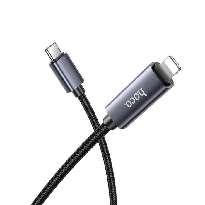 Hoco - Hoco USB-C till Lightning Kabel PD 27W X112 1m Svart