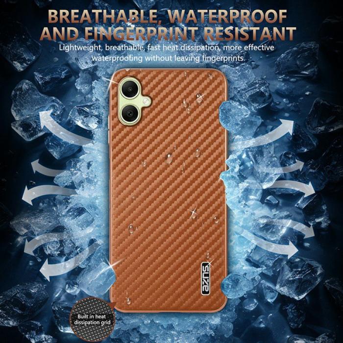 AZNS - AZNS Samsung Galaxy A06 Fodral Electroplating PU + TPU - Blå