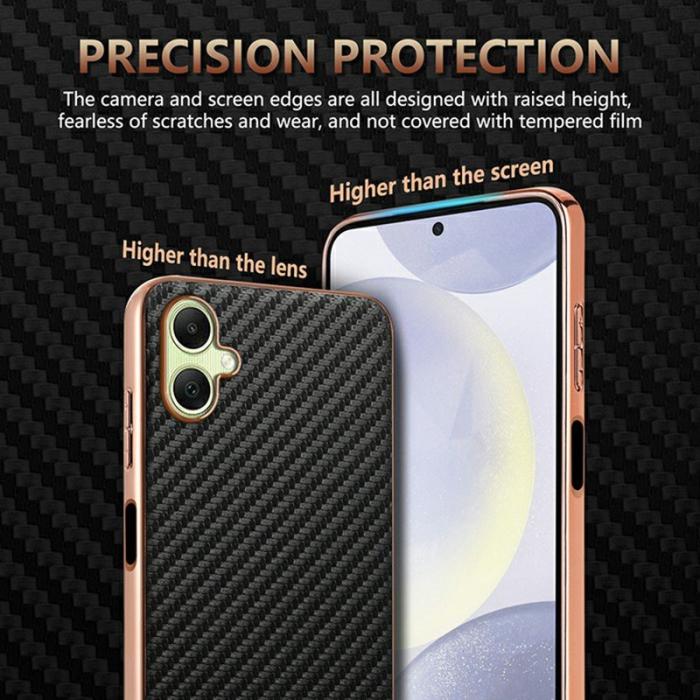 AZNS - AZNS Samsung Galaxy A06 Fodral Electroplating PU + TPU - Grön