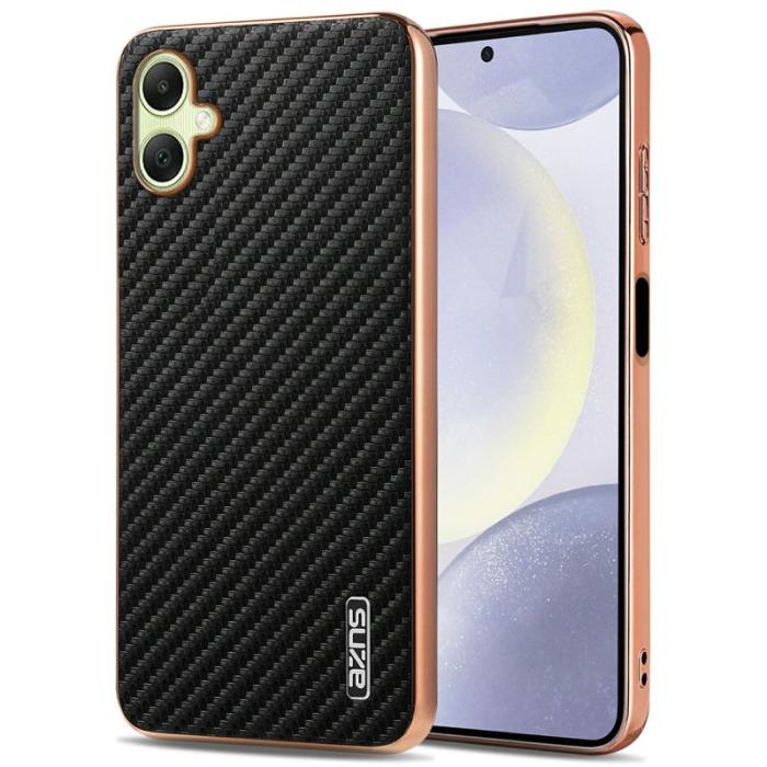 AZNS - AZNS Samsung Galaxy A06 Fodral Electroplating PU + TPU - Svart
