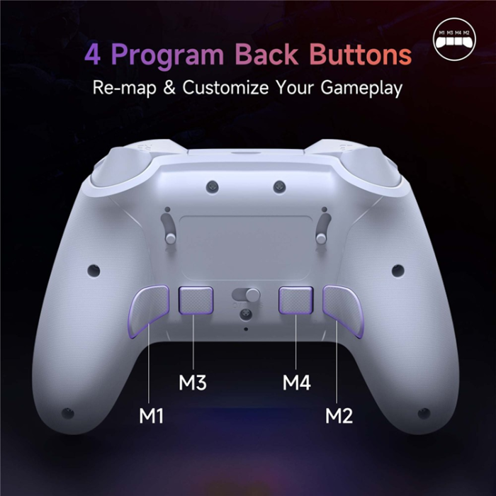 A-One Brand - EASYSMX Spelkontroll Bluetooth 2.4G Trådbunden Programmerbar Gamepad X20