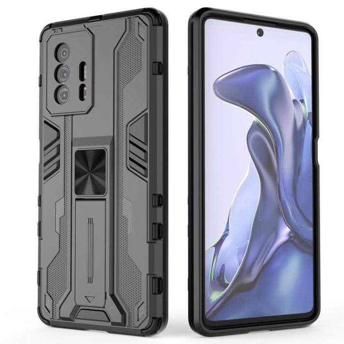 A-One Brand - Hybrid Kick Stand Skal Xiaomi 11T / 11T Pro - Svart