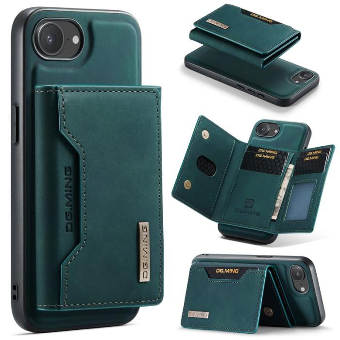 DG.MING - DG.MING M2 Series Mobilskal till iPhone 16e PU + PC + TPU - Grön