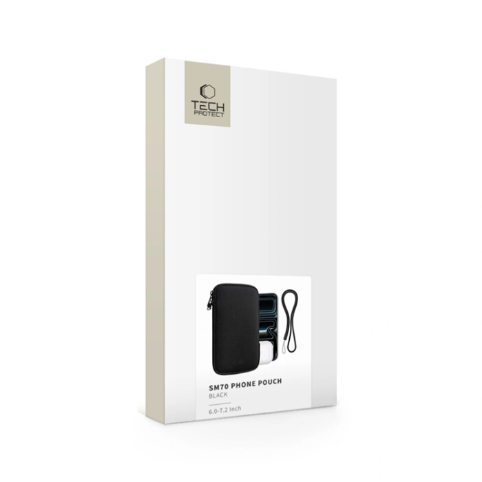 Tech-Protect - Tech-Protect Universell Fodral 6.0 - 7.2 tum - Svart