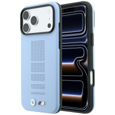 BMW - BMW Mobilskal F&ouml;r iPhone 18 Pro/17 Pro Magsafe M Blue Perfo - Bl&aring;