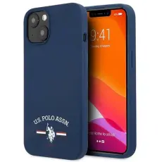 US Polo - US Polo Silicone Collection Skal iPhone 13 mini - Navy Bl&aring;