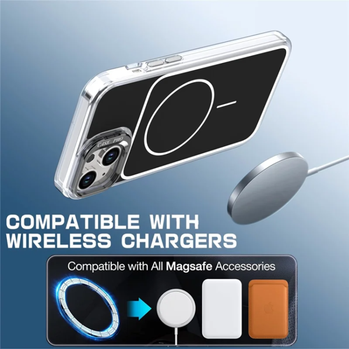 A-One Brand - iPhone 15 Plus Mobilskal MagSafe Lens Kickstand med Handrem