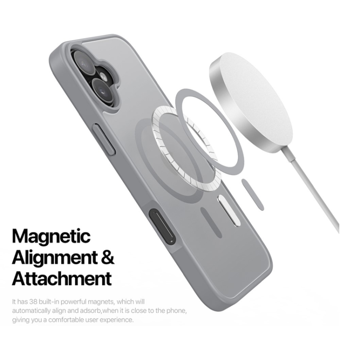 Dux Ducis - Dux Ducis iPhone 17 Mobilskal MagSafe Yind - Grå