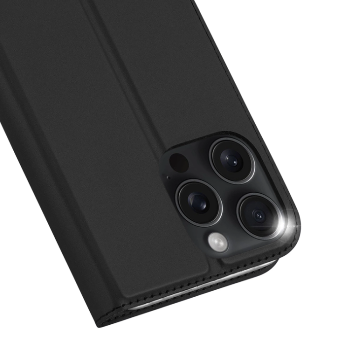 Dux Duci - Dux Ducis iPhone 16 Pro Max Plånboksfodral Skin Pro - Svart