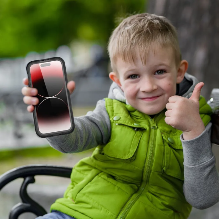OEM - Shellbox iPhone 15 Pro Mobilskal MagSafe GT Vattentät - Svart