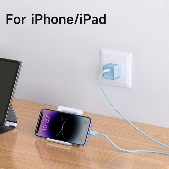 Mcdodo - MCDODO GaN Snabbladdare 20W USB-C PD US CH-375-MDD Svart