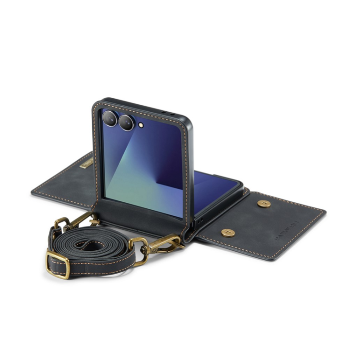 DG.MING - DG.MING Galaxy Z Flip 7 Mobilskal Detachable M2 - Svart