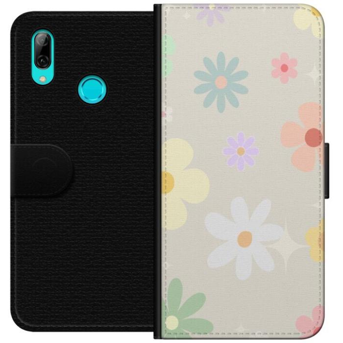 iSecrets - Plånboksfodral till Huawei P smart 2019 med fejdande blommor