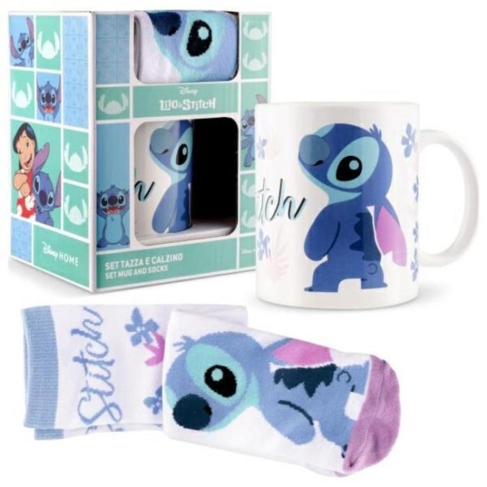 A-One Brand - Coriex Stitch Present Set - Mugg med Strumpor - Vit