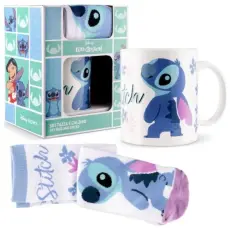 A-One Brand - Coriex Stitch Present Set - Mugg med Strumpor - Vit